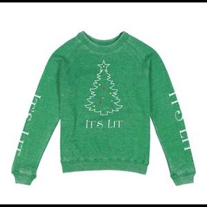 Freeze it’s Lit crew neck Sweater NWOT